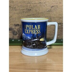 The Polar Express Believe Ticket 3D Train Hot Chocolate Coffee Tea Mug - Unused